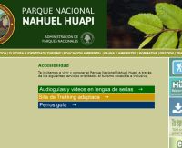 El Parque Nahuel Huapi incorporó datos útiles de “Accesibilidad” en su sitio oficial