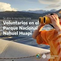 Se abre la inscripción de voluntarios y voluntarias en el Parque Nacional Nahuel Huapi