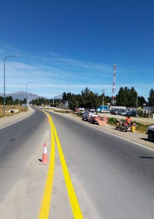 Por trabajos de demarcación solicitan circular con precaución en el acceso a la ciudad