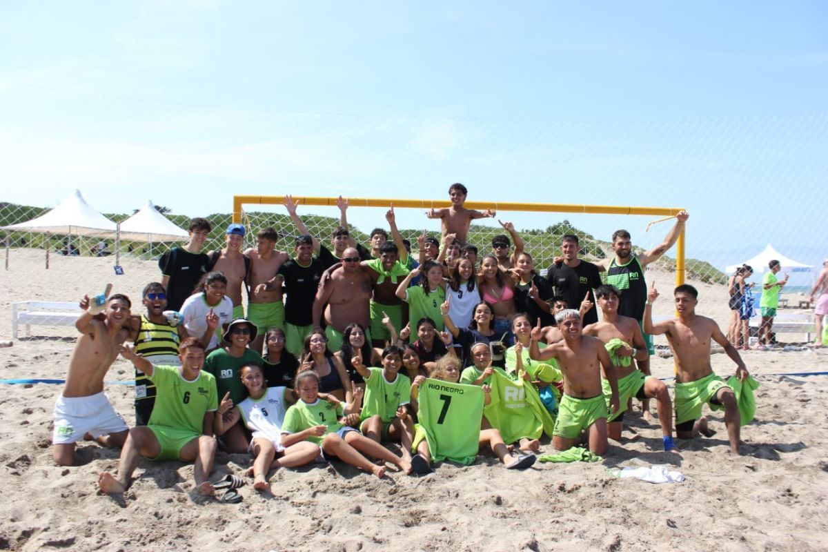 La delegación rionegrina fue nuevamente protagonista en los Evita de Playa