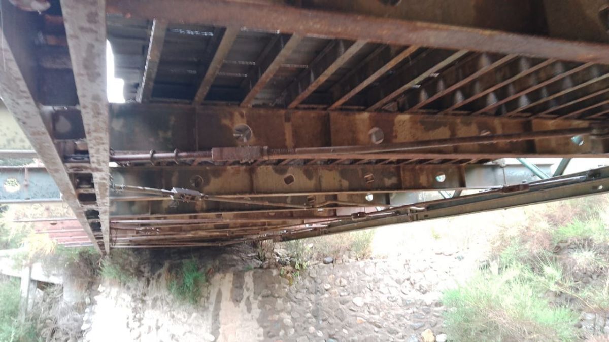 Comenzó la reparación integral del puente de Colonia Suiza