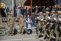 Carreras acompañó a la Escuela Militar de Montaña en su 59º aniversario